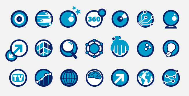 Design Piktogramme Icons Initiative Media